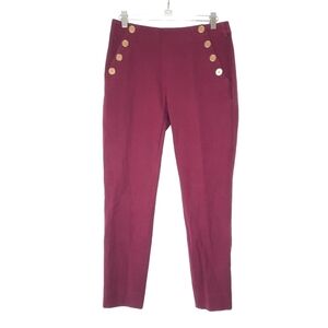 Banana Republic Burgundy Sloan Sailor Pants 0